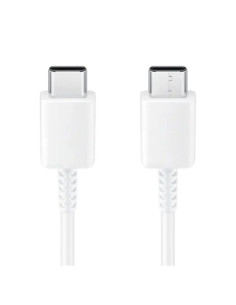 Cable USB compatible carga rápida 3A universal tipo C a tipo C (1 metro)