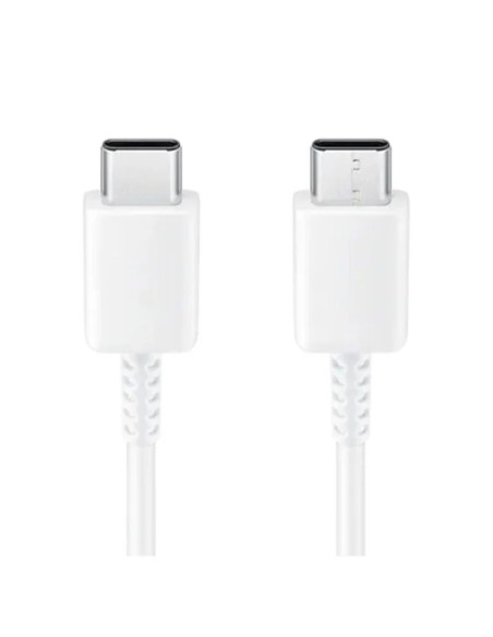 Cable USB compatible carga rápida 3A universal tipo C a tipo C (1 metro)