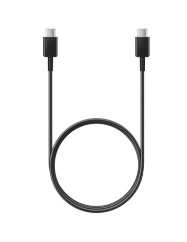 Cable USB doble tipo C original Samsung universal negro (1 metro)