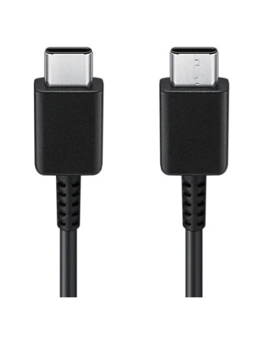 Cable USB doble tipo C original Samsung universal negro (1 metro)