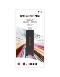 Pendrive 1 TB USB tipo C DataTraveler Max llavero negro 2