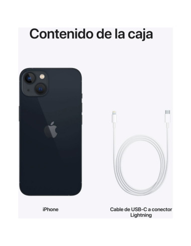 Apple iPhone 13 6,1" 128 GB negro medianoche (Midnight black)