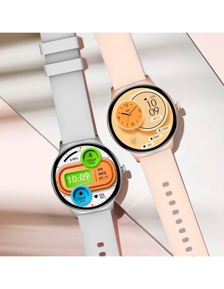 Reloj Smartwatch COOL Ultrathin + 2 correas (Amoled, Llamadas, Ultrafino) gris
