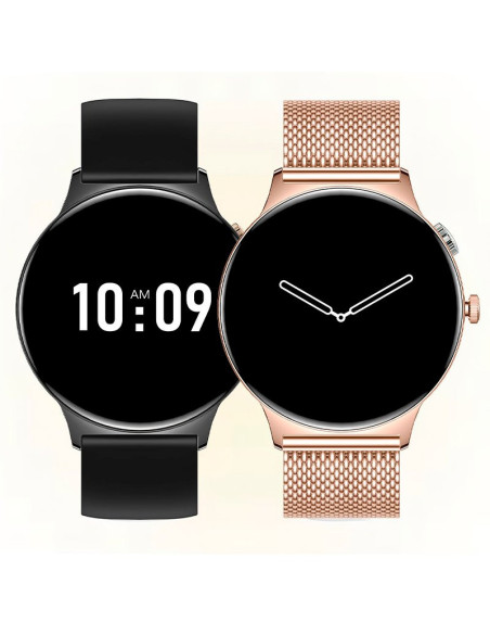 Reloj Smartwatch COOL Ultrathin + 2 correas (Amoled, Llamadas, Ultrafino) gris