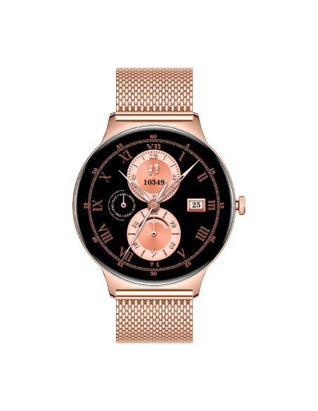 Reloj Smartwatch COOL Ultrathin + 2 correas (Amoled, Llamadas, Ultrafino) rosa