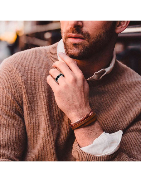 Anillo Smart Ring COOL Health + base Powerbank (Salud, Deporte, Sueño) talla 19 mm