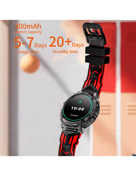 Reloj Smartwatch COOL Clever silicona azul (Llamadas, Salud, Deporte)