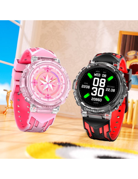 Reloj Smartwatch COOL Clever silicona negro (Llamadas, Salud, Deporte)
