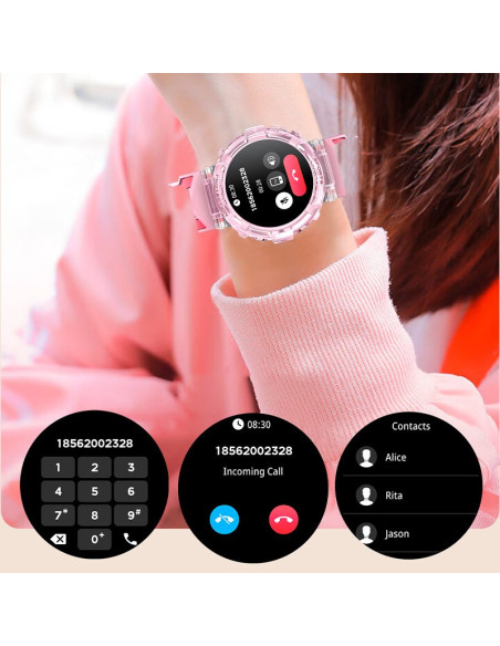 Reloj Smartwatch COOL Clever silicona negro (Llamadas, Salud, Deporte)