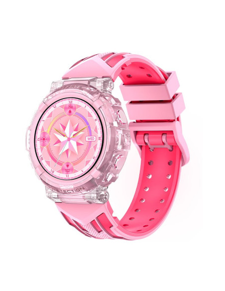 Reloj Smartwatch COOL Clever silicona rosa (Llamadas, Salud, Deporte)