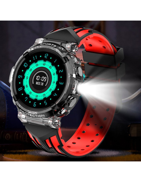 Reloj Smartwatch COOL Clever silicona rosa (Llamadas, Salud, Deporte)