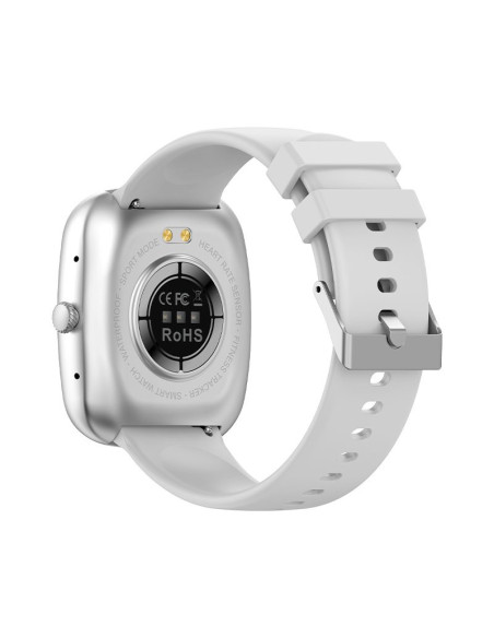 Reloj Smartwatch COOL Border silicona gris (Llamadas, Salud, Deporte)