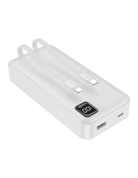 Batería externa universal Power Bank 22.5W 20.000 mAh (Tipo-C / Lightning) COOL blanca