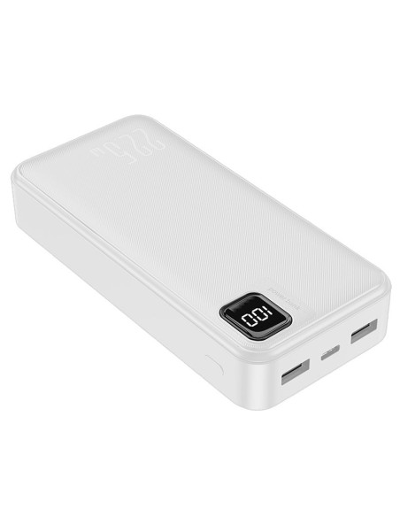 Batería externa universal Power Bank 22.5W 20.000 mAh (Tipo-C / Lightning) COOL blanca