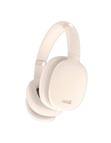 Auriculares cascos Bluetooth estéreo COOL Roller beige