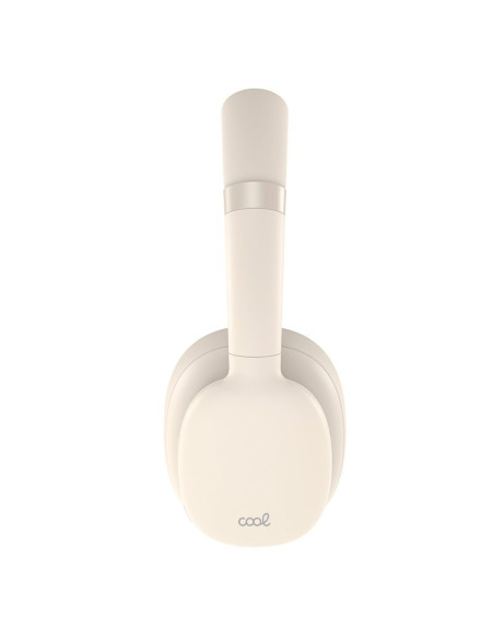 Auriculares cascos Bluetooth estéreo COOL Roller beige