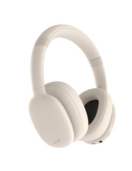 Auriculares cascos Bluetooth estéreo COOL Roller beige