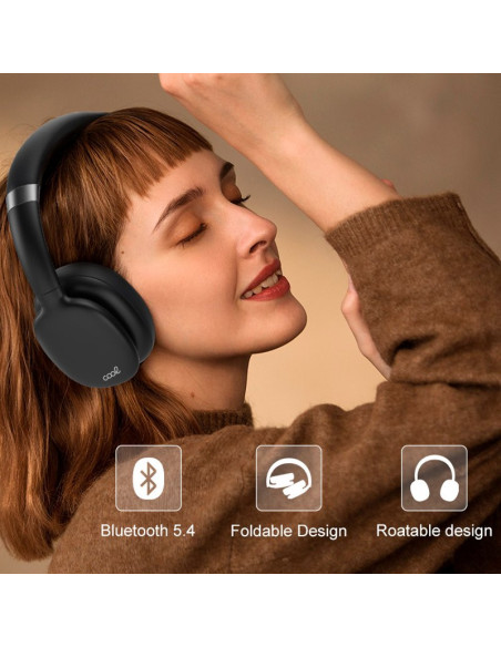 Auriculares cascos Bluetooth estéreo COOL Roller beige