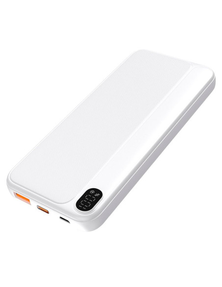 Batería externa universal Power Bank 10.000 mAh (Tipo-C / Lightning) COOL Grip blanca