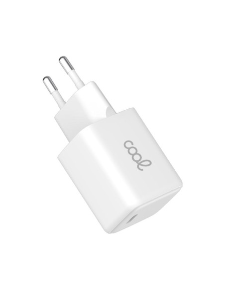 Cargador red universal ultra rápido (PD) Tipo-C COOL (45W) GaN blanco