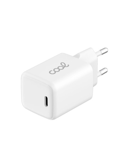 Cargador red universal ultra rápido (PD) Tipo-C COOL (45W) GaN blanco