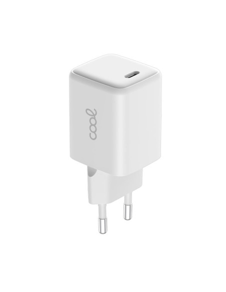 Cargador red universal ultra rápido (PD) Tipo-C COOL (45W) GaN blanco