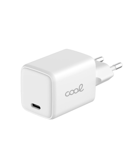 Cargador red universal ultra rápido (PD) Tipo-C COOL (45W) GaN blanco