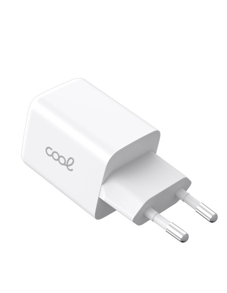 Cargador red universal ultra rápido (PD) Tipo-C COOL (45W) GaN blanco