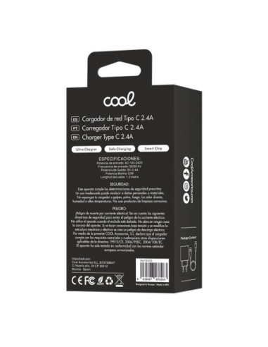Cargador red conector tipo C (2,4...