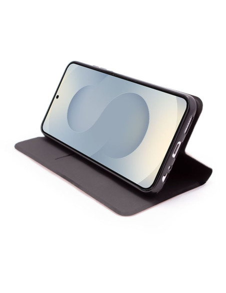 Funda libro soporte TPU Samsung S921 Galaxy S24 / S25 Elegance plata