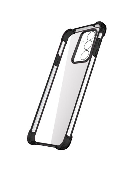 Carcasa TPU transparente reforzada Samsung S926 Galaxy S24 Plus / S25 Plus Electro negra