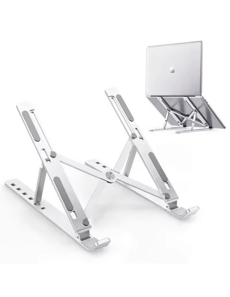 Soporte sobremesa universal plegable aluminio COOL para PC Portátil