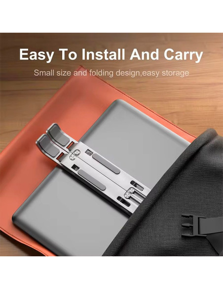 Soporte sobremesa universal plegable aluminio COOL para PC Portátil