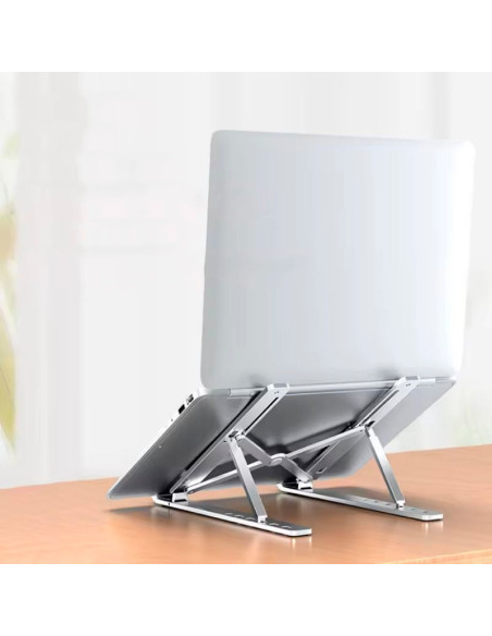 Soporte sobremesa universal plegable aluminio COOL para PC Portátil