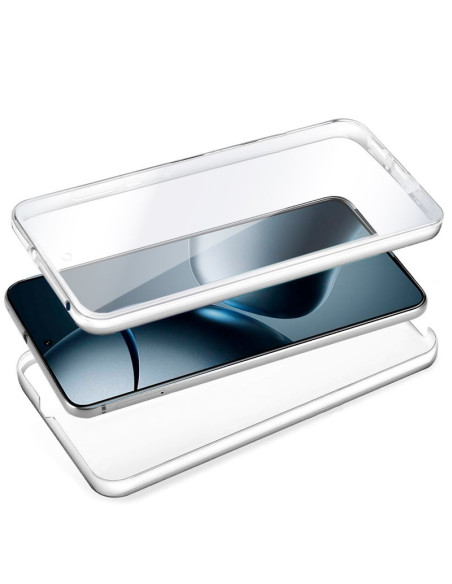 Funda gel TPU 3D Xiaomi 14T transparente (Frontal + trasera)