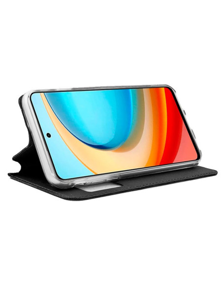 Funda libro soporte TPU ZTE Blade A75 negra