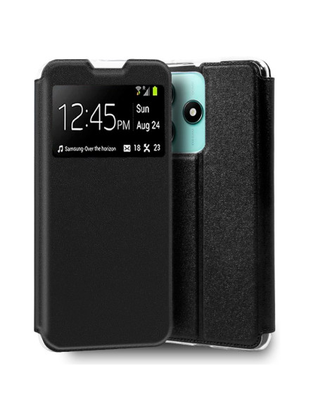Funda libro soporte TPU Xiaomi Redmi Note 14 5G negra