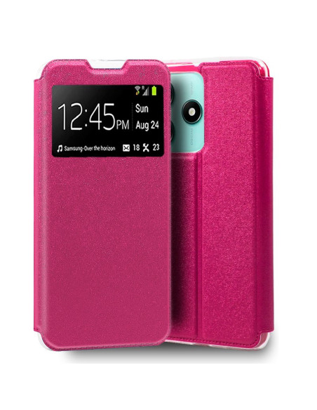 Funda libro soporte TPU Xiaomi Redmi Note 14 5G rosa