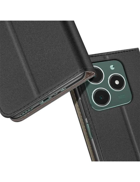 Funda libro soporte TPU Xiaomi Redmi Note 14 5G rosa