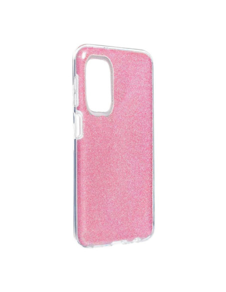 Carcasa TPU Samsung S921 Galaxy S24 / S25 purpurina rosa