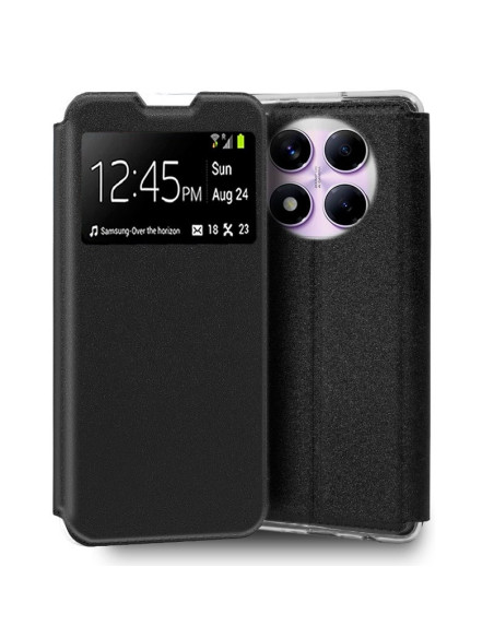 Funda libro soporte TPU Xiaomi Redmi Note 14 Pro negra