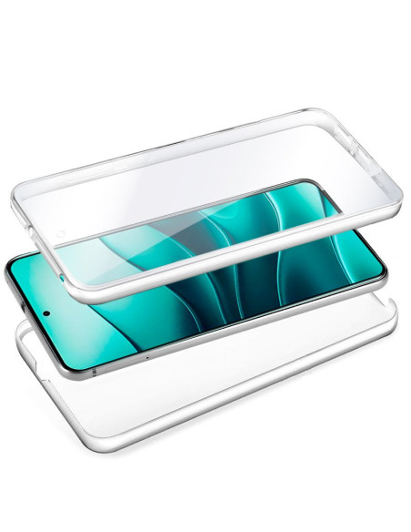 Funda gel TPU 3D Xiaomi Redmi Note 14 5G transparente (Frontal + trasera)