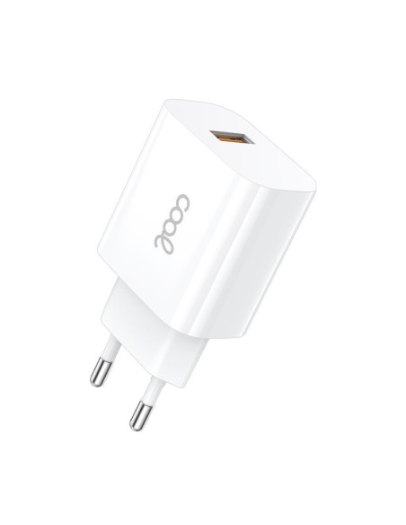 Cargador red adaptador 1 toma USB universal COOL (2,4 Amp) blanco