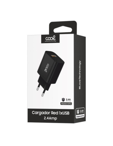 Cargador red adaptador 1 toma USB...