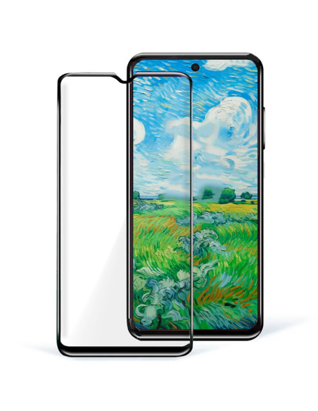 Protector pantalla vidrio templado TCL 50 Nxtpaper 5G / 50 Pro Nxtpaper 5G negro (Pegado total 3D)