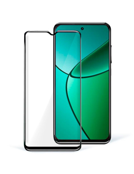 Protector pantalla vidrio templado Realme 12 Plus 5G negro (Pegado total 3D)