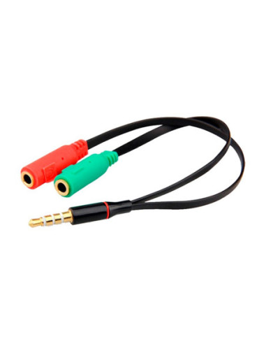 Adaptador doble entrada a Jack 3,5 mm...