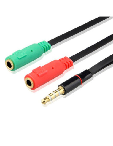 Adaptador doble entrada a Jack 3,5 mm...