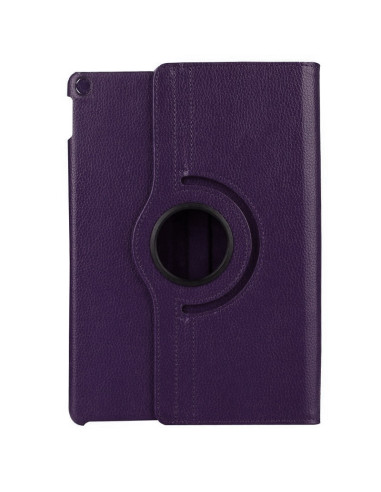 Funda soporte giratorio iPad (2019/2020) 10,2 pulgadas polipiel morada