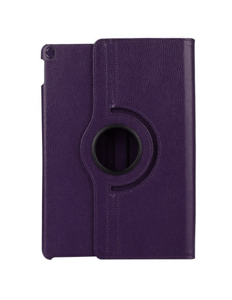 Funda soporte giratorio iPad (2019/2020) 10,2 pulgadas polipiel morada